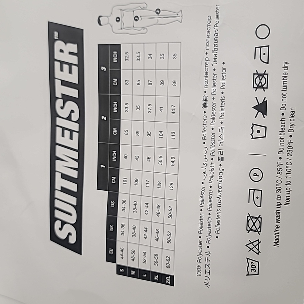 SUITMEISTER Solid Colored Suits - Includes Jacket… - image 5